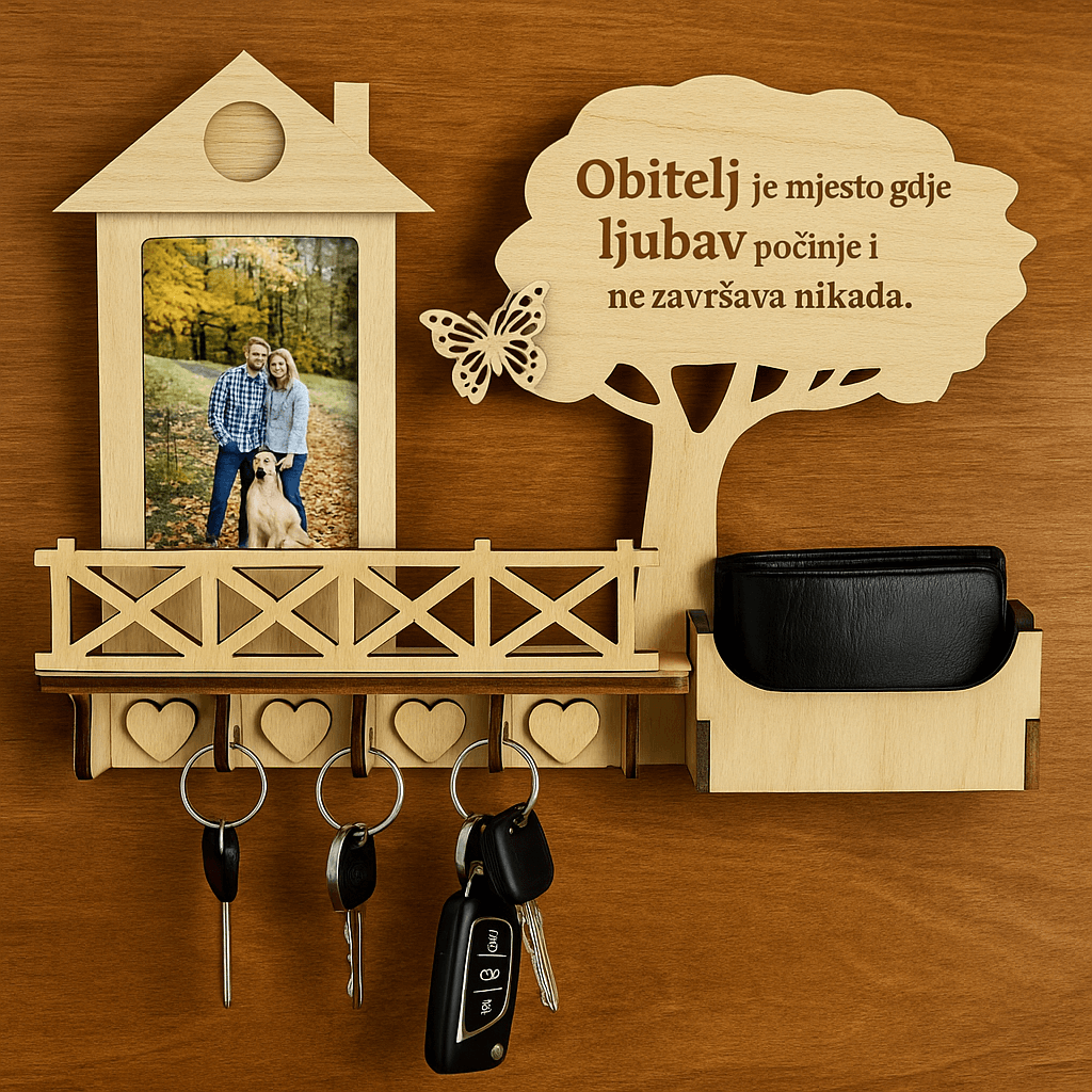 Drveni Držač Ključeva
